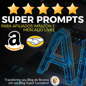Imagem do curso Super Prompts de Comando para Blogs de Review de Afiliados Amazon e Mercado Livre