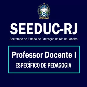 Imagem de capa para o Curso online Magistério/Educação: SEEDUC RJ - Específico de Pedagógicos - Professor Docente I