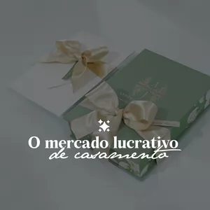 Imagem de capa para o Curso online Oficina Papelaria para Casamento - Mercado Lucrativo de Casamento