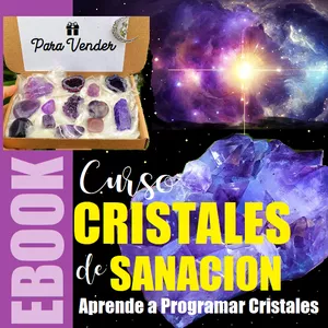 Imagen de portada para Ebook Curso Cristales de Sanación para Vender