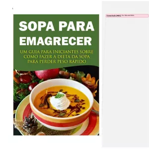 Imagem de capa para o Ebook Sopa para Emagrecimento