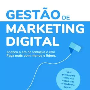 Imagem de capa para o Ebook Gestão de Marketing Digital