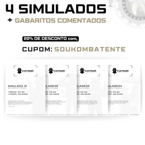 Imagem de capa para o Ebook Turma de simulados PMBA