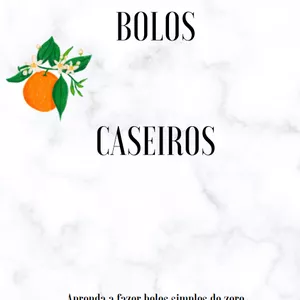 Imagem de capa para o Ebook Bolos caseiros by Leticia Martins