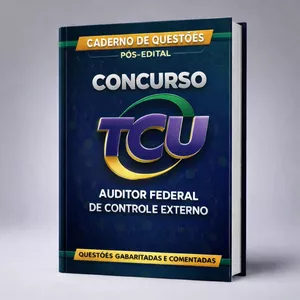 Imagem de capa para o Ebook 400 Questões Pós-Edital – Concurso TCU 2026 - Auditor Federal de Controle Externo (AUFC) - Processo Administrativo • Licitações • Proteção de Dados • Auditoria de Indicadores