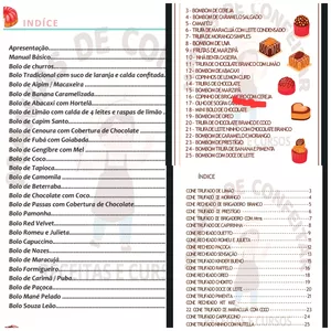 Imagem de capa para o Ebook BOLOS CASEIROS + DOCES FINOS + CONES TRUFADOS