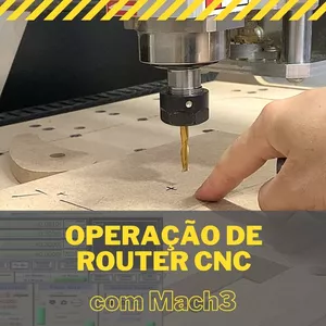 Imagem de capa para o Curso online Operação de Router CNC com Mach3