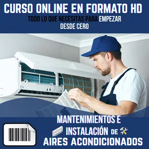 Imagen de portada para Curso online Mantenimientos e Instalación de Aires Acondicionados 