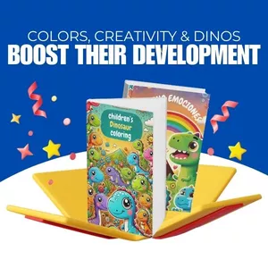 Cover image for Ebook Children's Dinosaur Coloring