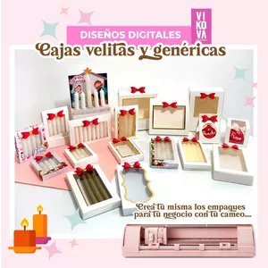 Imagen de portada para Ebook KIT CAMEO DE CAJAS PARA VELITAS Y GENERICAS