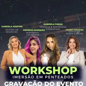 Imagem de capa para o Curso online [90% OFF] Gravação do Workshop- Imersão em penteados- 1.0