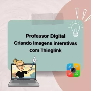 Imagem de capa para o Curso online Professor Digital - Criando imagens interativas