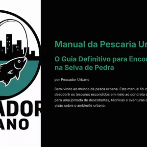 Imagem de capa para o Ebook MANUAL DA PESCARIA URBANA