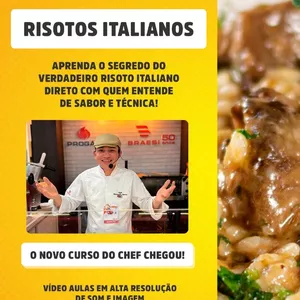 Imagem do curso CURSO RISOTOS ITALIANOS E SUAS TECNICAS