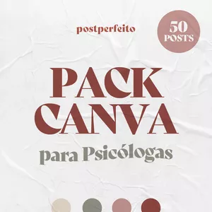 Imagem de capa para o Curso online Pack Canva para Psicólogas [volume 2] @PostPerfeito