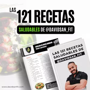 Imagen de portada para Ebook LAS 121 RECETAS SALUDABLES DE @DAVIDSAN_FIT