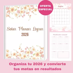 Imagen de portada para Ebook Agenda 2026 - Organiza tu 2026 y convierte tus metas en resultados