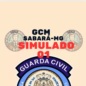 Imagem de capa para o Ebook SIMULADO 01 GCM SABARÁ QUESTÕES