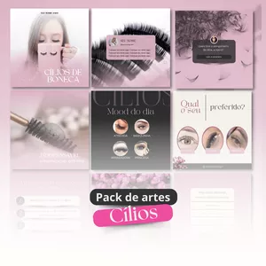 Imagem de capa para o Curso online TEMPLATES EDITAVEIS LASH DESIGNER 