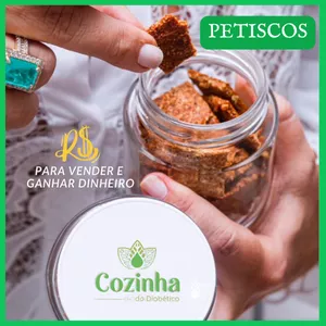 Imagem de capa para o Ebook Petiscos CDD - Cozinha Do Diabético
