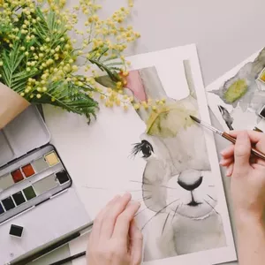 Imagen de portada para Curso online Pintura en acuarela