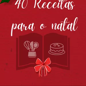 Imagem de capa para o Ebook receitas de natal 