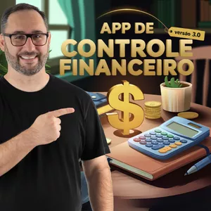 Imagem de capa para o Curso online App de Controle Financeiro Simples - V3.0