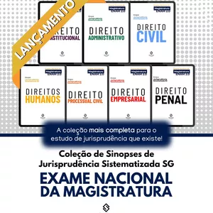 Imagem de capa para o Ebook ENAM 2.0 | Sinopse de Jurisprudência Sistematizada