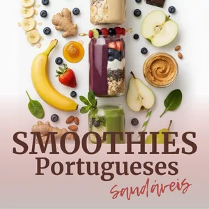 Imagem de capa para o Ebook Smoothies Portugueses Saudáveis