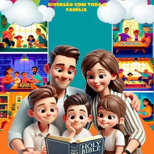 Imagem de capa para o Ebook Jogos Bíblicos - Diversão com toda a família.
