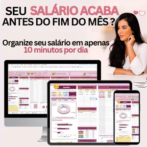 Imagem do curso Controle 10 Minutos®-Sistema Completo de Organização Financeira
