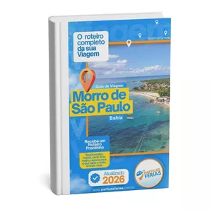 Imagem de capa para o Ebook Guia de Viagem Morro de São Paulo Bahia (Atualizado 2026) Roteiro Pronto 