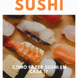 Imagem de capa para o Curso online Sushi em Casa 