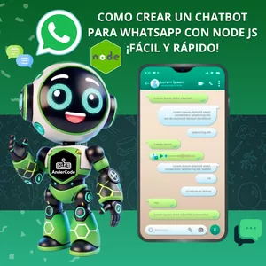 Imagen de portada para Curso online Desarrollo de Chatbot en WhatsApp Business con NodeJS