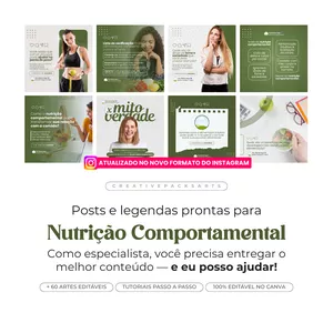 Imagem de capa para o Curso online PACK PARA NUTRIÇÃO COMPORTAMENTAL