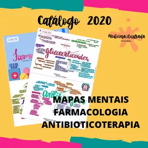 Imagem de capa para o Ebook MAPAS MENTAIS - FARMACOLOGIA