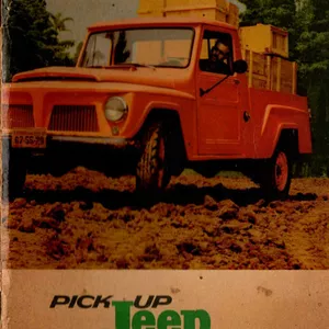 Imagem de capa para o Ebook Manual do proprietário - Pick Up JEEP Willys - Overland do Brasil S/A