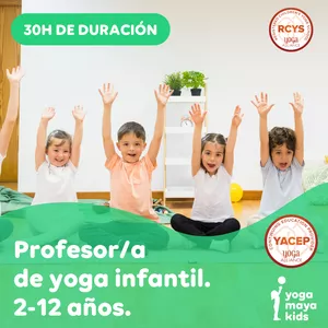 Imagen de portada para Curso online Profesor/a de yoga infantil 30H (2-12 años)