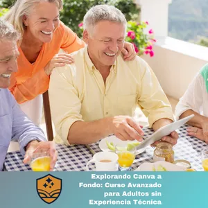 Imagen de portada para Curso online Explorando Canva a Fondo: Curso Avanzado para Adultos sin Experiencia Técnica