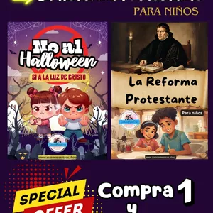 Imagen de portada para Ebook COMBO - NO AL HALLOWEEN Y LA REFORMA PROTESTANTE PARA NIÑOS (ARCHIVO PDF)