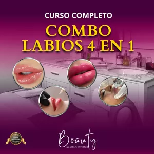 Imagen de portada para Curso online COMBO LABIOS - 4 en 1! ES