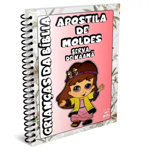 Imagem de capa para o Ebook Apostila de Moldes para recurso Visual Bíblico - Serva de Naamã