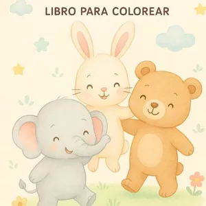 Imagen de portada para Ebook mis amigos adorables - libro para colorear