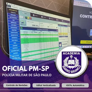 Imagem do curso Planilha do Aprovado - PM-SP - Oficial