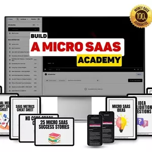 Cover image for Online course Build a Micro SaaS Academy