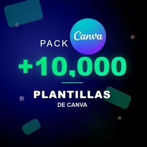 Imagen de portada para Ebook PACK DE +10,000 PLANTILLAS DE CANVA