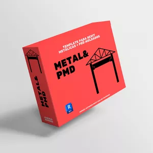 Imagem de capa para o Curso online Template Estruturas Metálicas e Pré-Moldadas - Autodesk Revit