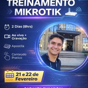 Imagem do curso Treinamento: MikroTik para Empresas e Provedores