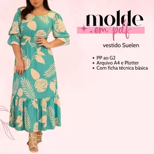 Imagem de capa para o Ebook Molde vestido Suelen