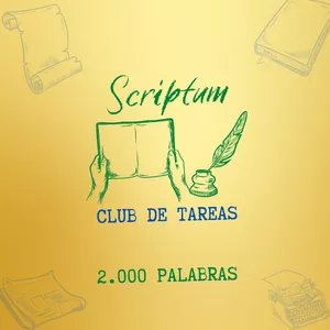 Imagen de portada para Ebook Scriptum club de tareas texto 2000 palabras